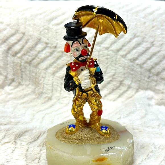 Hobo Joe with Umbrella by Ron Lee Sculpture Signed Limited Edition 159/500
